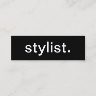 Stylist名刺 スキニー名刺