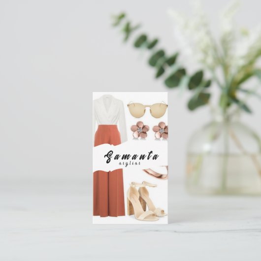 Stylist名刺 名刺 (スタンド正面)