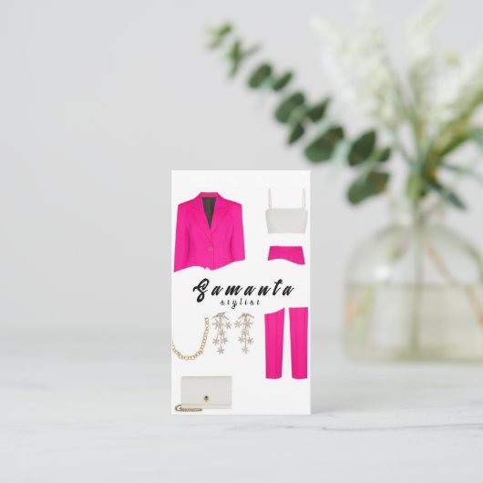 Stylist名刺 名刺 (スタンド正面)