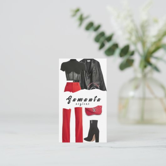 Stylist名刺 名刺 (スタンド正面)