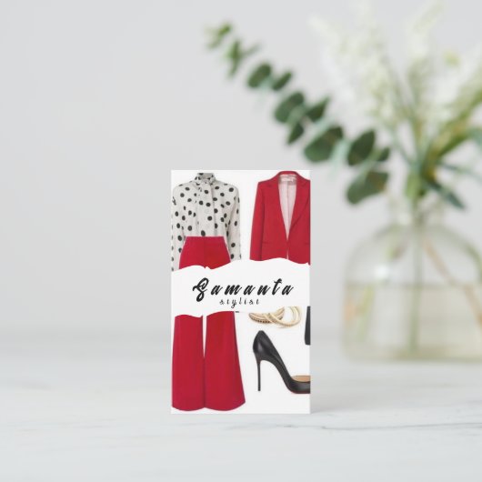 Stylist名刺 名刺 (スタンド正面)