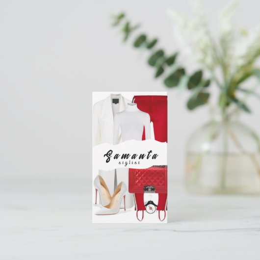 Stylist名刺 名刺 (スタンド正面)