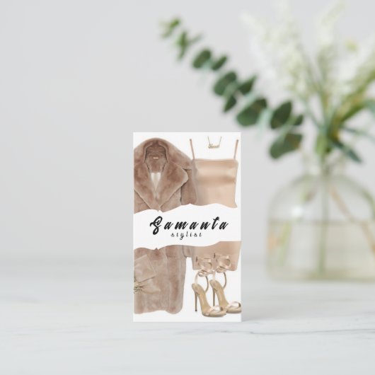 Stylist名刺 名刺 (スタンド正面)