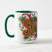 Stylist Beautician- Cute Festive Professionals Mug マグカップ (左)