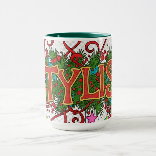 Stylist Beautician- Cute Festive Professionals Mug マグカップ (中央)