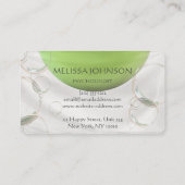 Stylist Couchパーソナライズされた Business Cart 名刺 (裏面)