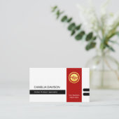 Stylist Template Office Manager Template 名刺 (スタンド正面)