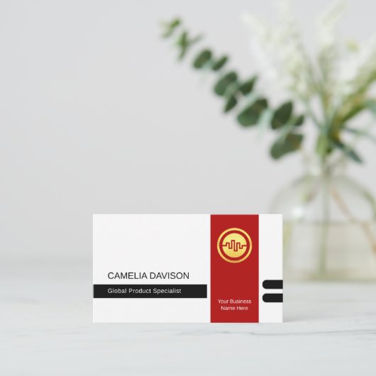 Stylist Template Office Manager Template 名刺 (スタンド正面)