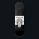 Stylize Labrador Retriever Personalized Skateboard スケートボード<br><div class="desc">Stylized labrador retriever print personalized with your dog's name. Illustrated lab art. Add your dog'd name.</div>