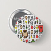 Stylize TWEETTY™とFriends 缶バッジ (正面&裏面)