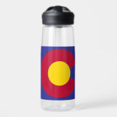 Stylized Colorado State Flag ウォーターボトル (正面)