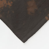 Stylized Countryside Road Golden Summer フリースブランケット (角)