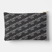 Stylized Dog Leash Design Pattern アクセサリーポーチ (裏面)