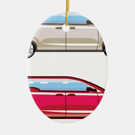 Stylized FamilyヴァンVector セラミックオーナメント (正面)