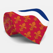 Stylized flag theme of St. Louis, Missouri ネクタイ (ロール)