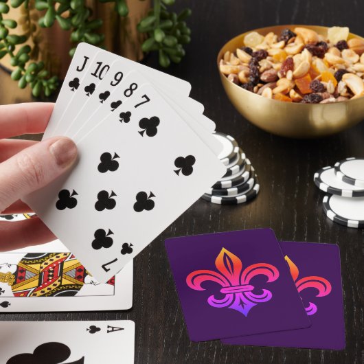 "Stylized Fleur-de-lis" Classic Playing Cards トランプ (インサイチュ)