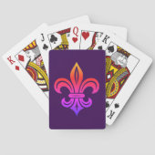 "Stylized Fleur-de-lis" Classic Playing Cards トランプ (裏面)