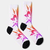 "Stylized Fleur-de-lis" Crew Socks ソックス (右)