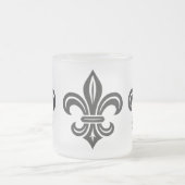 "Stylized Fleur-de-lis" Mug フロストグラスマグカップ (中央)