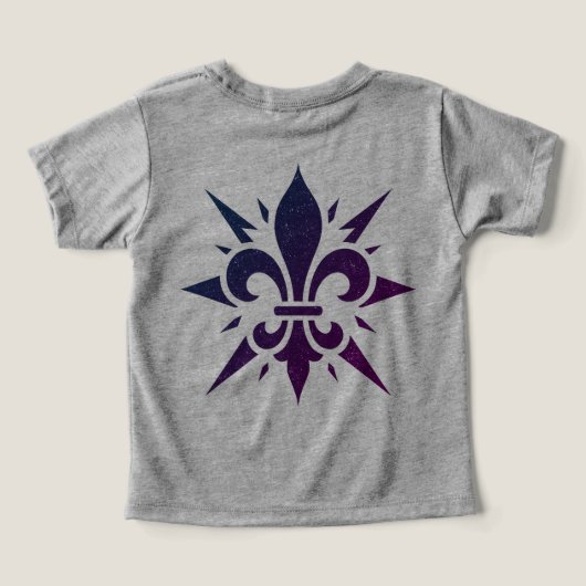 "Stylized Fleur-de-lis" T-Shirt (デザイン裏面)