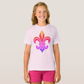"Stylized Fleur-de-lis" T-Shirt Tシャツ (正面フル)