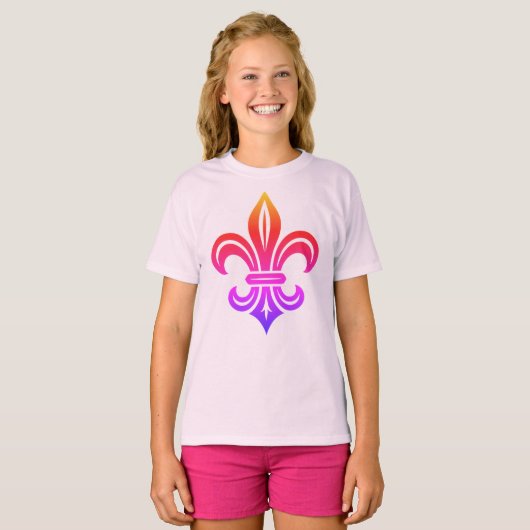 "Stylized Fleur-de-lis" T-Shirt Tシャツ (正面フル)