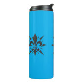 "Stylized Fleur-de-lis" Thermal Tumbler タンブラー (回転左)