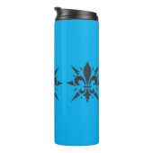 "Stylized Fleur-de-lis" Thermal Tumbler タンブラー (回転右)