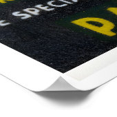 Stylized Hand Holding A Perfume Bottle ポスター (角)