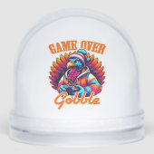 Stylized Hoodie Turkey Gamer with Distressed Orang (正面)