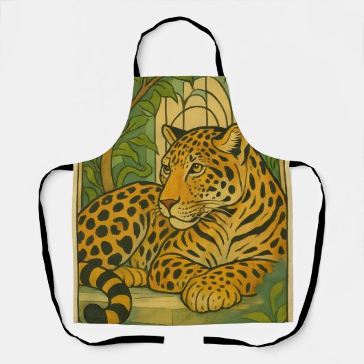 Stylized Jungle Elegance エプロン (正面)