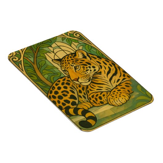 Stylized Jungle Elegance マグネット (右側)