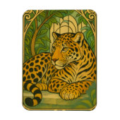 Stylized Jungle Elegance マグネット (縦)