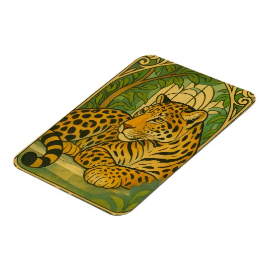 Stylized Jungle Elegance マグネット (左側)