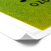 Stylized Smiling Face Czechoslovakia 1960s-70s ポスター (角)