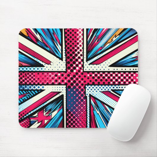Stylized union jack Mousepad マウスパッド (マウス)