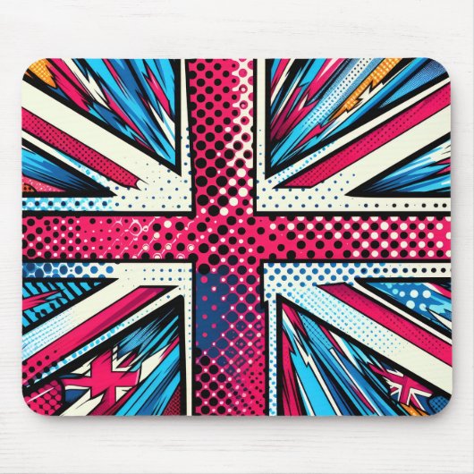 Stylized union jack Mousepad マウスパッド (正面)