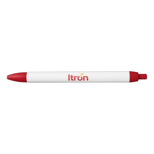 Stylo Itron Rouge 黒ボールペン (正面)