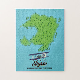 Styrsö イェーテボリ スウェーデン 地図 ジグソーパズル