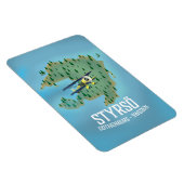 Styrsö スウェーデン旅行ポスター マグネット (右側)