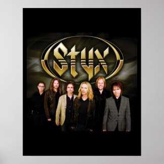 STYXバもっとも偉大ンドレトロ80sのファン用スタイル ポスター
