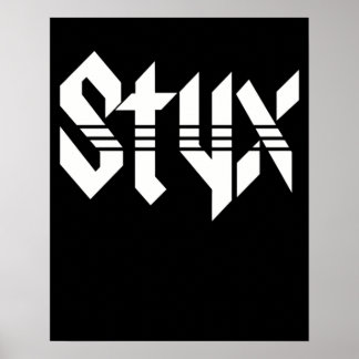 Styxバンドトリビュートの音楽ギフトデザイン ポスター