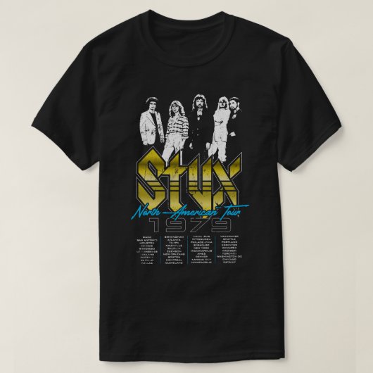 STYX北米ツアー Tシャツ (デザイン正面)