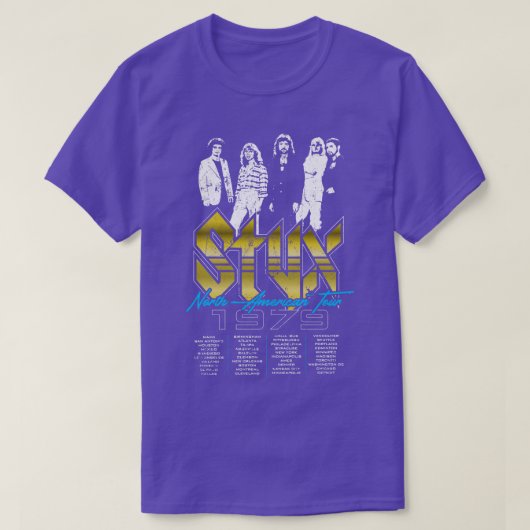 STYX北米ツアー Tシャツ (デザイン正面)