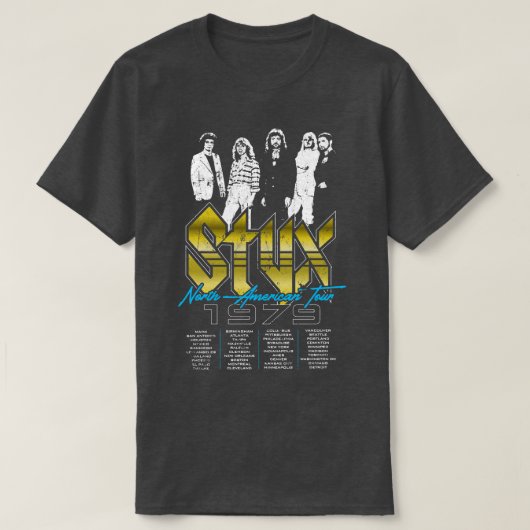 STYX北米ツアー Tシャツ (デザイン正面)