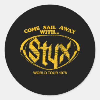 STYX来ヴィンテージ遠くにギフト付きセイル ラウンドシール