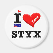 STYX - I Love マグネット (正面)