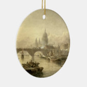 Suからのセントポールのカテドラルおよびロンドン橋 セラミックオーナメント (右)