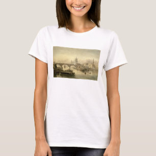 Suからのセントポールのカテドラルおよびロンドン橋 Tシャツ