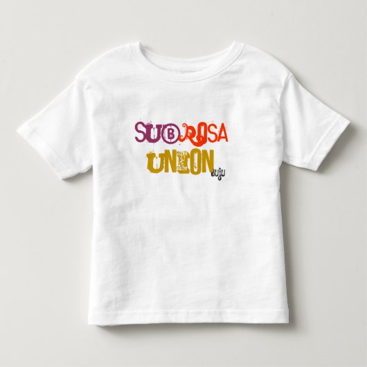 SUのレトロの子供のワイシャツ トドラーTシャツ (正面)